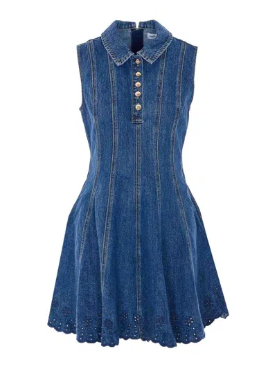 SELF-PORTRAIT VESTIDO CORTO - AZUL