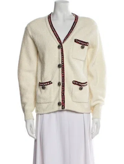 Pre-owned Self-portrait V-neck Sweater W/ Tags