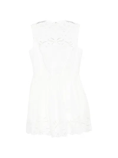 Self-portrait White Mini Dress