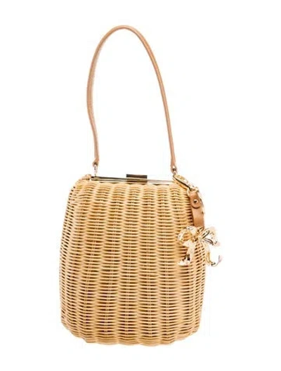 Pre-owned Self-portrait Wicker Rattan In Neutrals