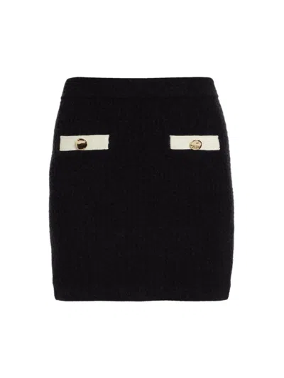 SELF-PORTRAIT WOMEN'S CONTRAST POCKET MINISKIRT