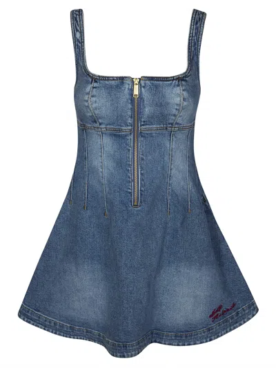 Self-portrait Women's Mini Suit Bustino For Ss26 In Blue