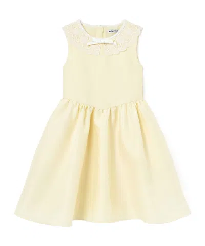 Self-portrait Yellow Taffeta Lace Dress