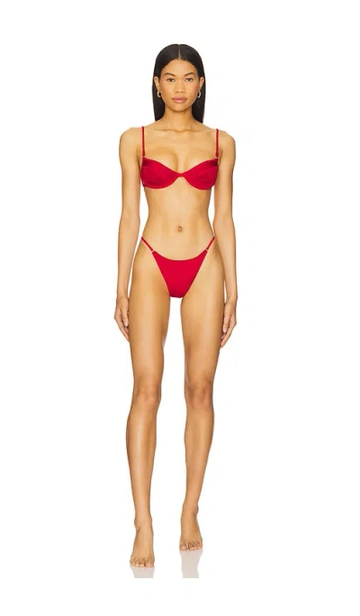 Selia Richwood Amy Bikini Set In Red