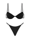 Selia Richwood Amy Bikini Swimsuit In Black