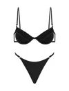 Selia Richwood Amy Bikini Swimsuit In Black