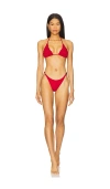 Selia Richwood Lia Bikini Swimsuit In Red