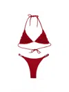 Selia Richwood Lia Bikini Swimsuit In Red