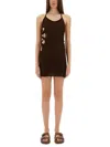 Selia Richwood Lily Cut-out Halter Mini Dress