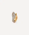 Selim Mouzannar 18ct Gold Basilisk Diamond Huggie Hoop Earring Left