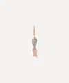 Shop Selim Mouzannar 18ct Rose Gold Fish For Love Drop Earring