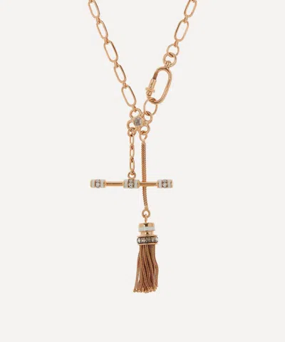 Selim Mouzannar 18ct Rose Gold Kastak Ivory Diamond Necklace