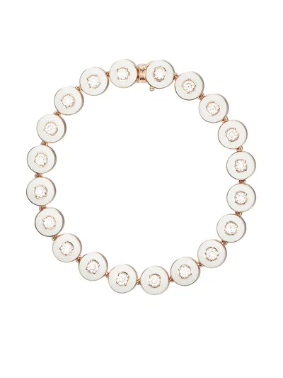Selim Mouzannar 18kt Rose Gold Diamond Mina Bracelet