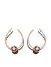 Selim Mouzannar 18kt Rose Gold Diamond Mina Earrings In Rose Gold