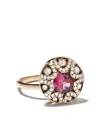 Selim Mouzannar 18kt Rose Gold Diamond Rhodolite Mille Et Une Nuits Ring In Rose Gold
