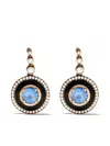 Selim Mouzannar 18kt Rose Gold Diamond Sapphire Mina Earrings In Rose Gold