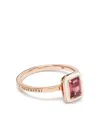 Selim Mouzannar 18kt Rose Gold Mina Rhodolite Ring In Gold