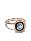 Selim Mouzannar 18kt Rose Gold Sapphire Diamond Mina Ring In Rose Gold