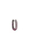 Selim Mouzannar Link Pink Sapphire Single Earring In Silver