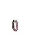 Selim Mouzannar Sterling Silver Sapphire Earring In Silver