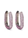 Selim Mouzannar Link Sapphire Earrings In Silber