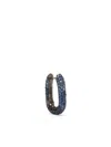 Selim Mouzannar Link Sapphire Single Earring In Silver