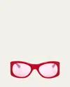 Selima Optique X Zankov Aleksandr Square Acetate Sunglasses