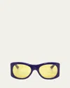 Selima Optique X Zankov Aleksandr Square Acetate Sunglasses