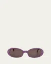 Selima Optique X Zankov Carolyn Oval Acetate Sunglasses