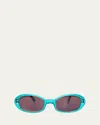 Selima Optique X Zankov Carolyn Oval Acetate Sunglasses