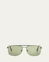 Selima Optique X Zankov Toni Aviator Metal Sunglasses