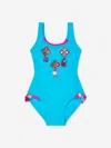 Selini Action Girls Boho Swimsuit In Blue