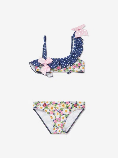 Selini Action Kids'  Girls Daisy Bikini In Multicoloured
