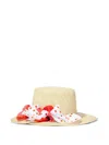 Seliniaction Bow Straw Hat