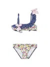 Shop Seliniaction Daisy Bikini In Blue
