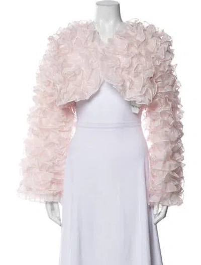 Pre-owned Selkie Bolero In Pink