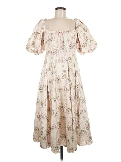 Pre-owned Selkie Casual Dress In Ivory