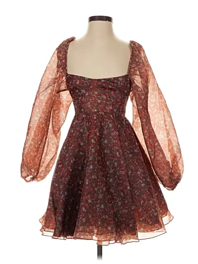 Pre-owned Selkie Cocktail Dress In Brown