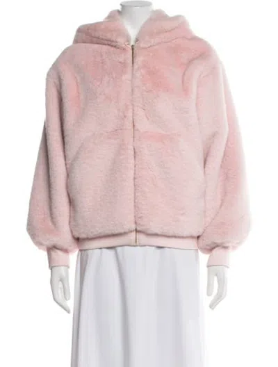 Pre-owned Selkie Faux Fur Jacket In Pink
