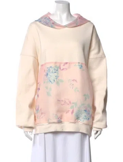 Pre-owned Selkie Floral Print Sweater In Pink