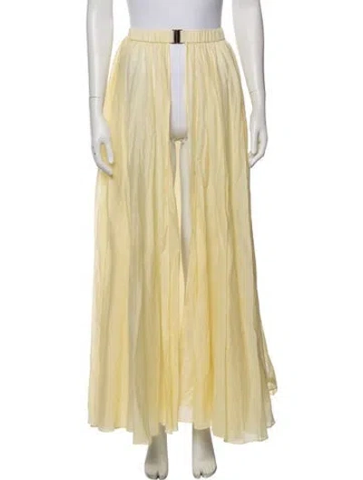 Pre-owned Selkie Long Skirt In Yellow