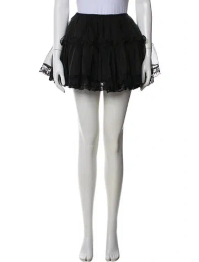 Pre-owned Selkie Mini Skirt W/ Tags In Black
