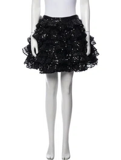 Pre-owned Selkie Mini Skirt W/ Tags In Black