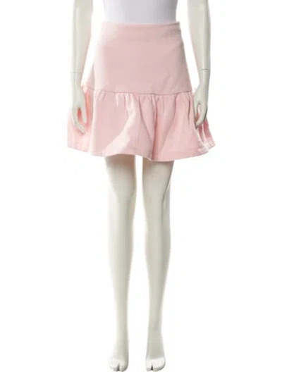 Pre-owned Selkie Pleated Accents Knee-length Skirt In Pink