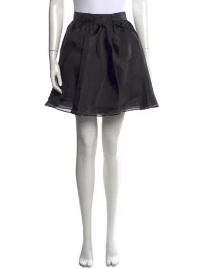 Pre-owned Selkie Pleated Accents Mini Skirt W/ Tags In Black