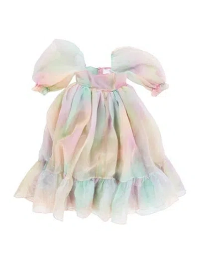 Pre-owned Selkie Printed Mini Dress In Pink