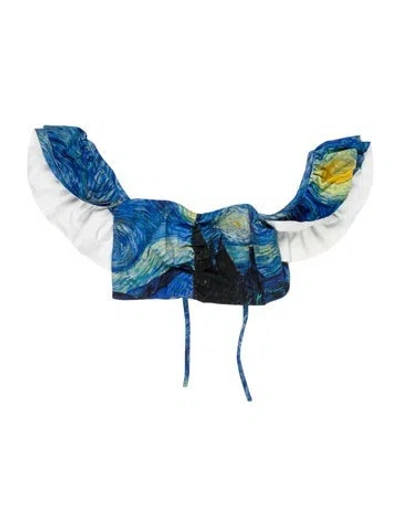 Pre-owned Selkie Printed Top In Blue