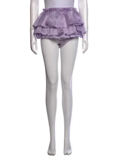 Pre-owned Selkie Silk Mini Shorts In Pink