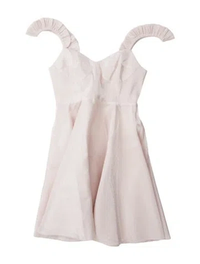 Pre-owned Selkie Square Neckline Mini Dress W/ Tags In Pink