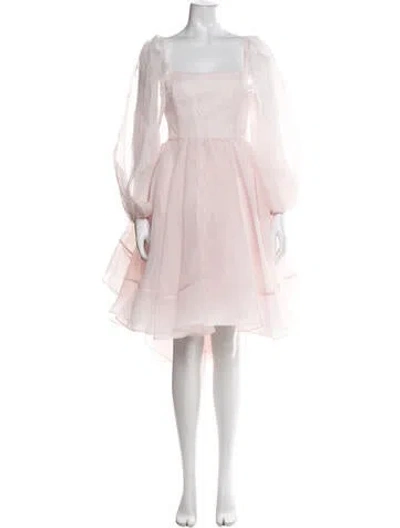 Pre-owned Selkie Square Neckline Mini Dress W/ Tags In Pink